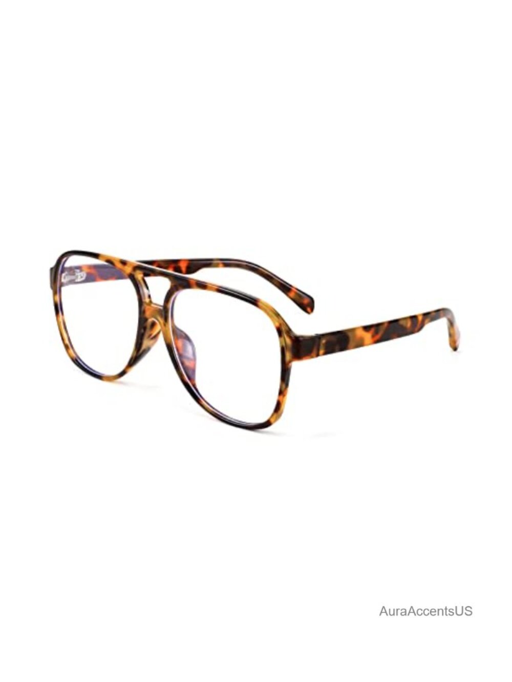 Oversized Square Aviator Blue Light Blocking Glasses Computer Eyewear